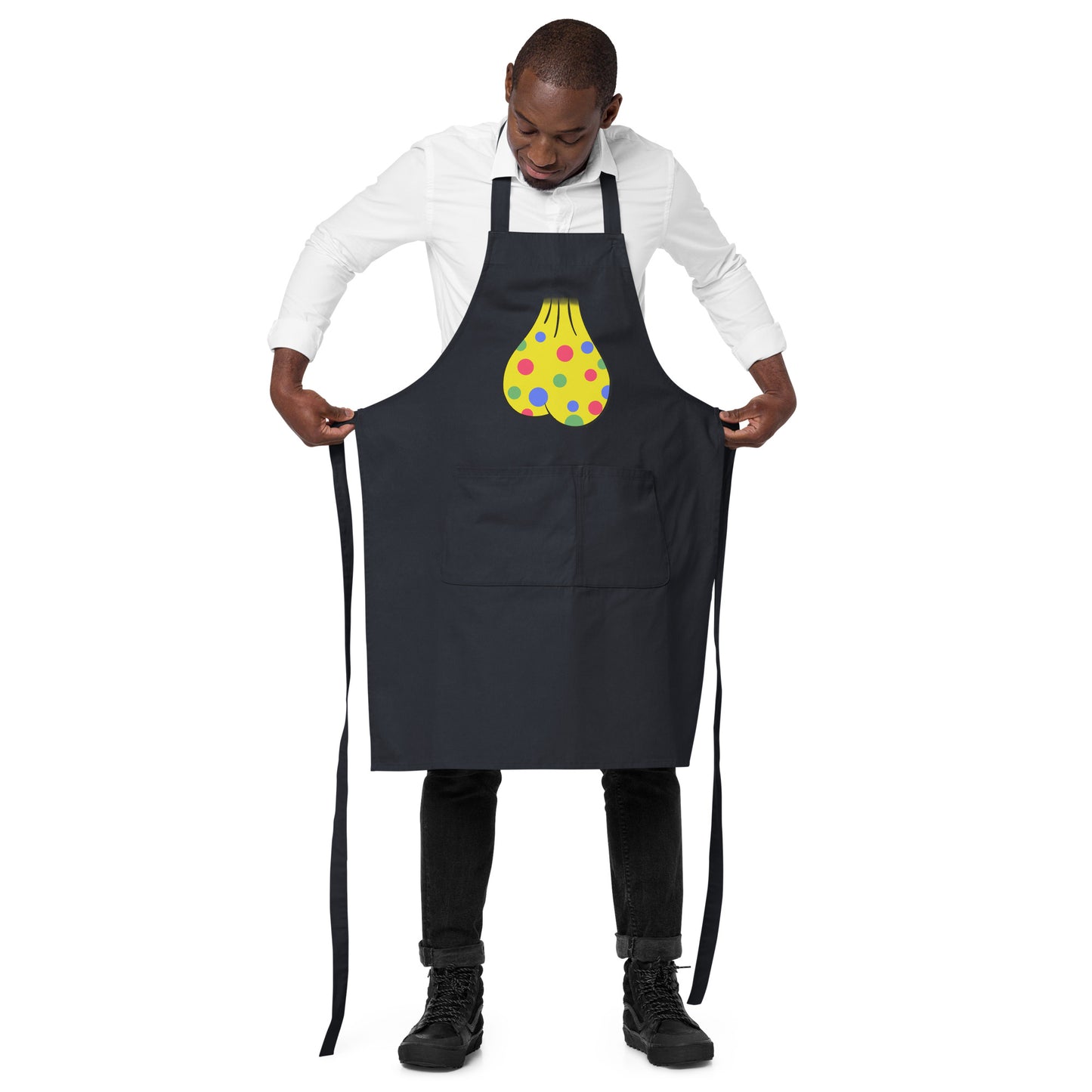 Mr Tumbles Spotty Bag Organic cotton apron