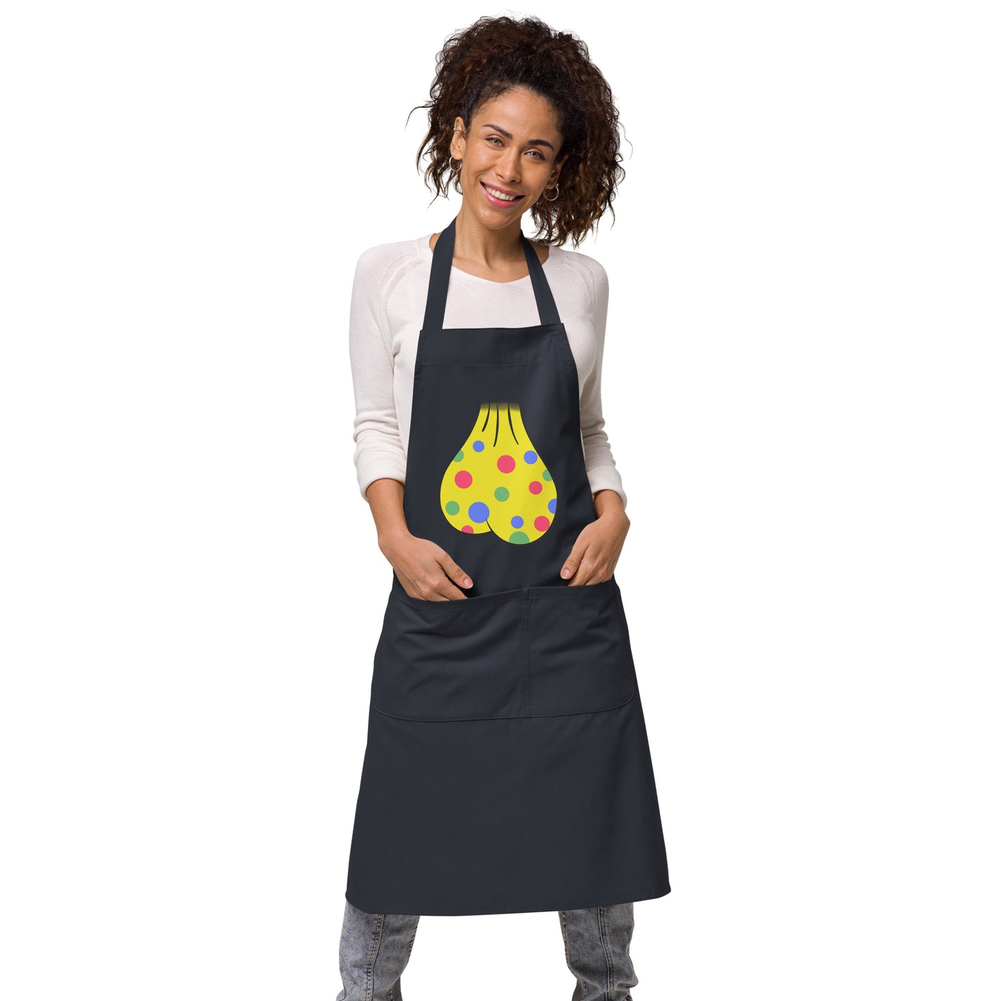 Mr Tumbles Spotty Bag Organic cotton apron