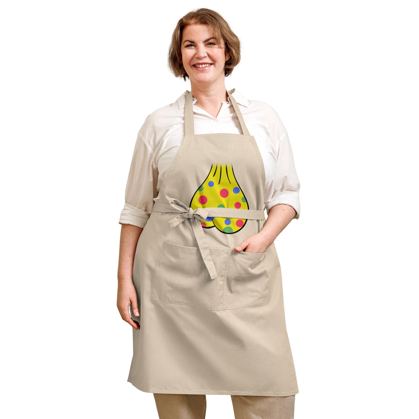 Mr Tumbles Spotty Bag Organic cotton apron