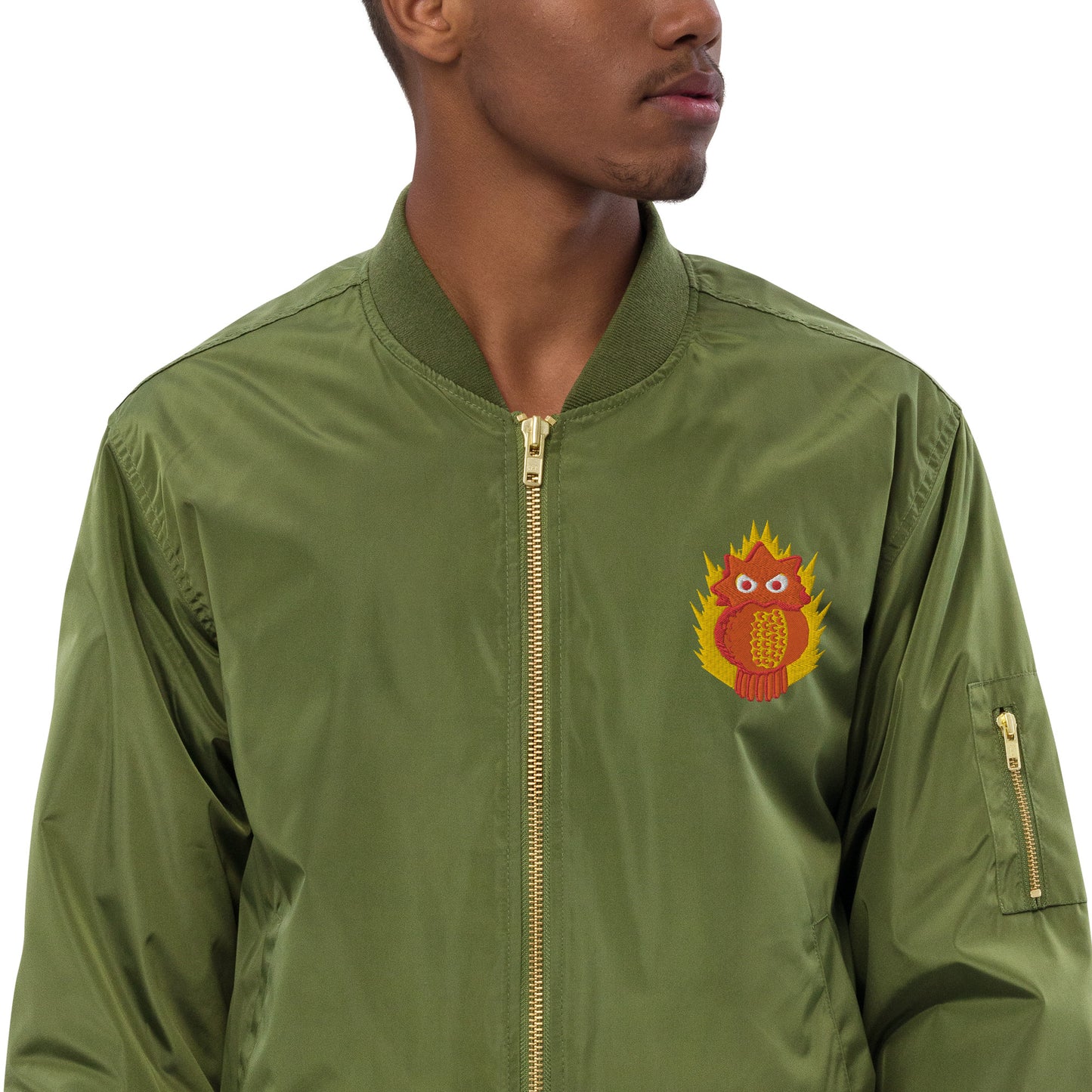 Peekaboo Premium recycled bomber jacket