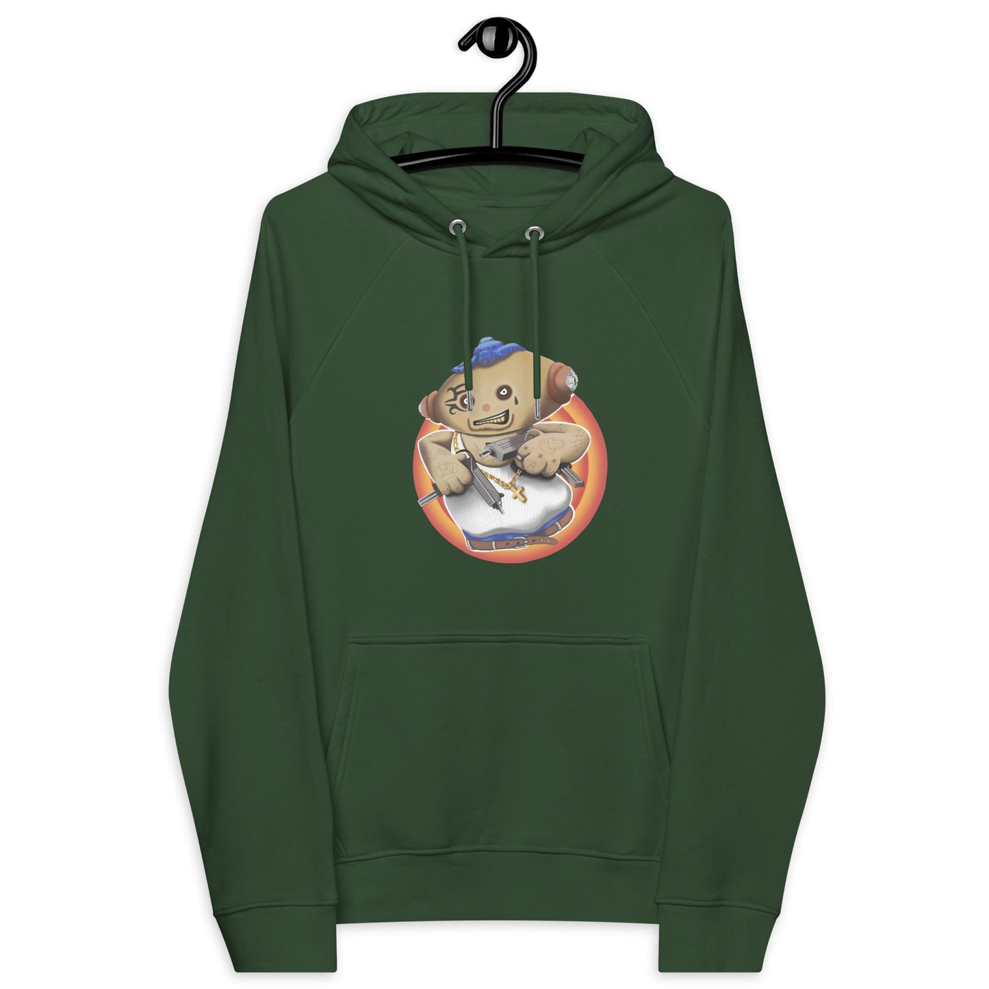 Makka tu Pakka! Unisex eco raglan hoodie