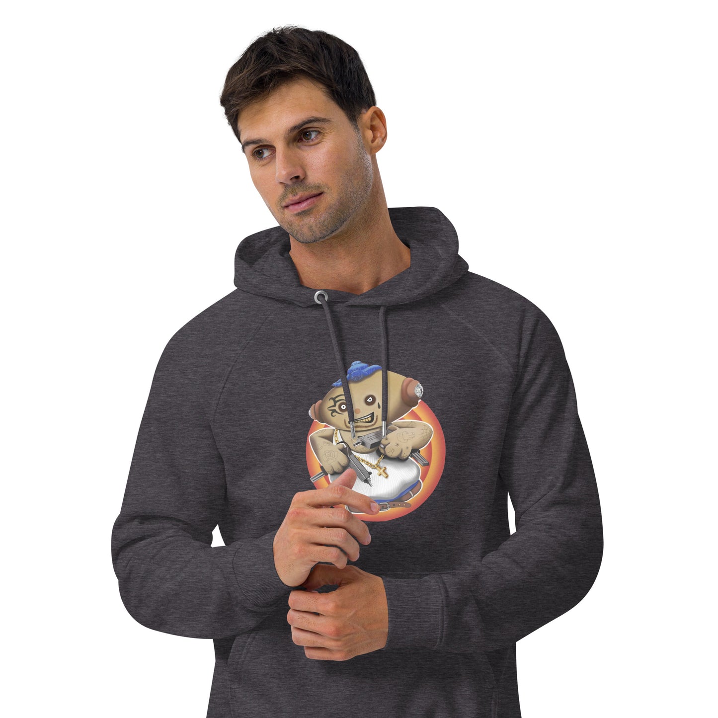 Makka tu Pakka! Unisex eco raglan hoodie