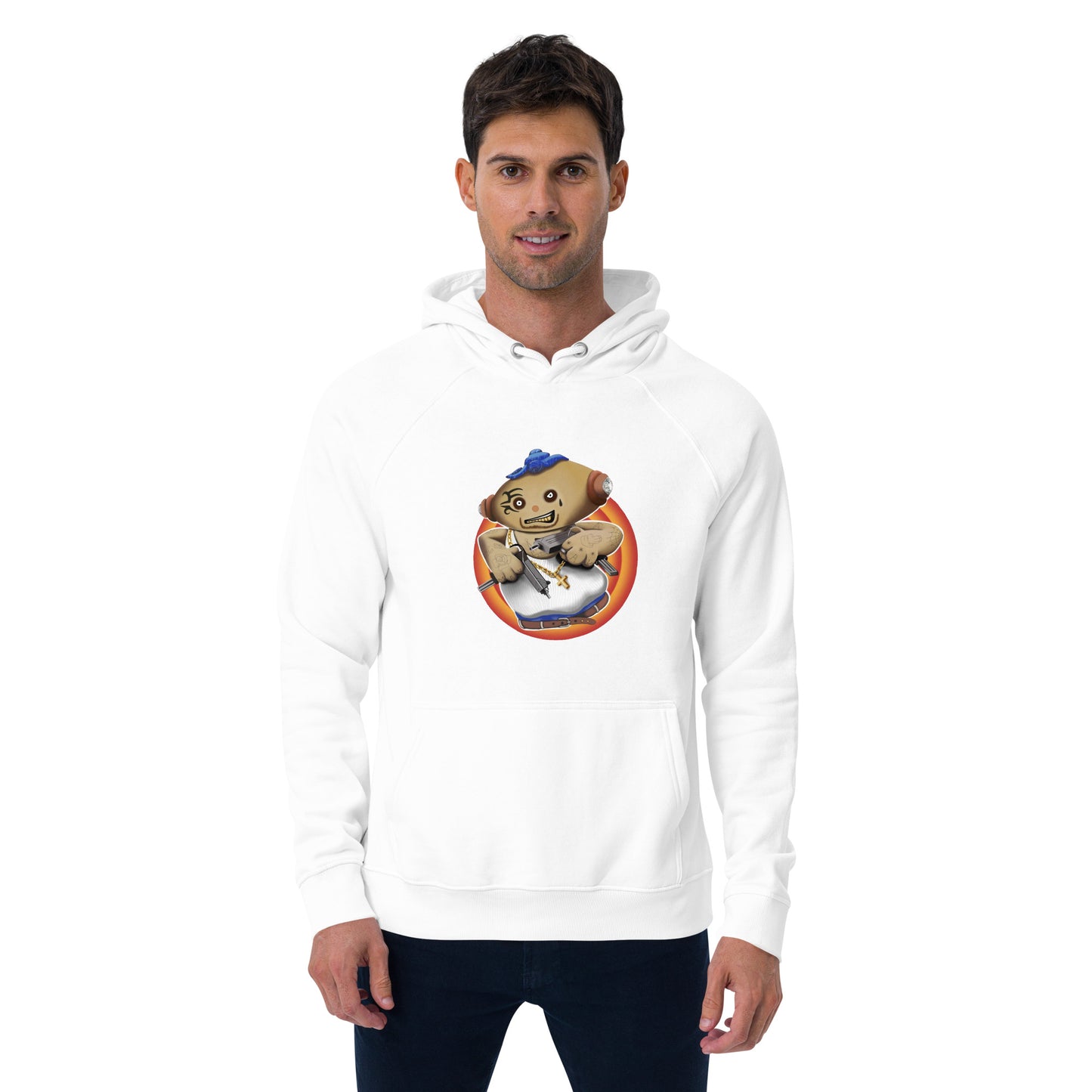 Makka tu Pakka! Unisex eco raglan hoodie