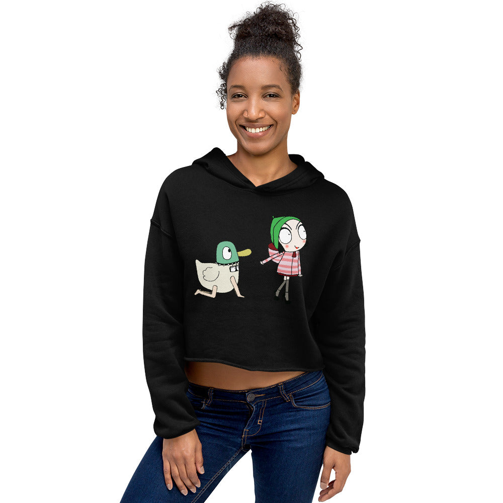 Sarah & Doug Crop Hoodie