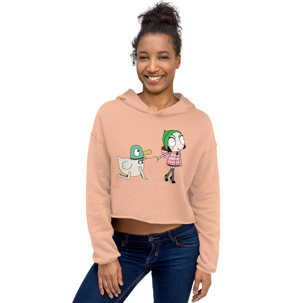 Sarah & Doug Crop Hoodie